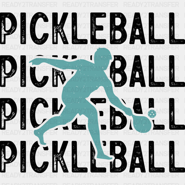 Pickleball Blue - Pickleball DTF Transfers ready2transfer Dark Color Design (See Imaging)