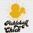Pickleball Chick - Pickleball DTF Transfers ready2transfer Dark Color Design (See Imaging)