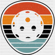 Pickleball, Red Orange Blue - Pickleball DTF Transfers ready2transfer Dark Color Design (See Imaging)