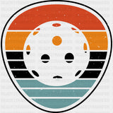 Pickleball, Red Orange Blue - Pickleball DTF Transfers ready2transfer Dark Color Design (See Imaging)