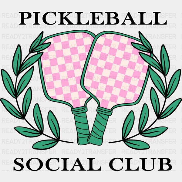 Pickleball Social Club - Pickleball DTF Heat Transfer