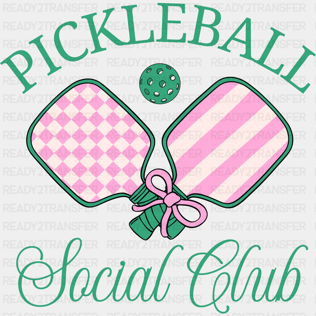 Pickleball Social Club - Pickleball DTF Transfers ready2transfer