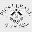 Pickleball Social Club EST 1963 - Pickleball DTF Transfers ready2transfer Dark Color Design (See Imaging)