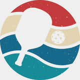 Pickleball Wavy Ball - Pickleball DTF Transfers ready2transfer Light Color Design (See Imaging)