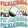 Pickleball Wavy - Pickleball DTF Transfers ready2transfer Dark Color Design (See Imaging)