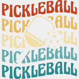 Pickleball Wavy - Pickleball DTF Transfers ready2transfer Light Color Design (See Imaging)