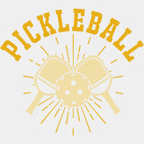 Pickleball, Yellow Lines - Pickleball DTF Transfers ready2transfer Light Color Design (See Imaging)