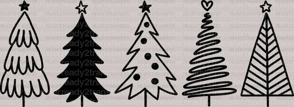 PINE TREES DTF Transfer