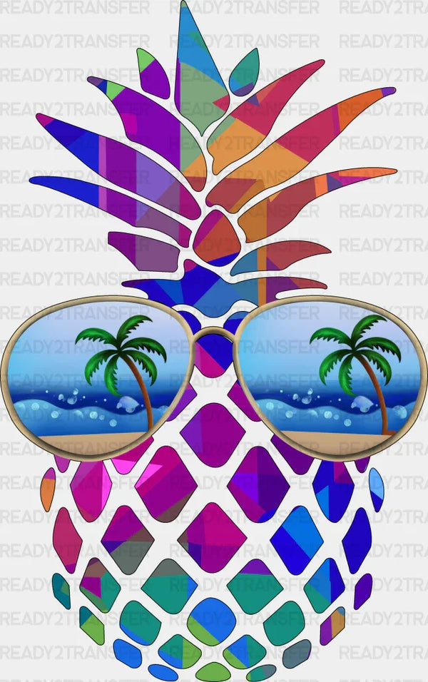 Pineapple Sunglasses Summer DTF Transfer