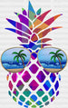 Pineapple Sunglasses Summer DTF Transfer ready2transfer White