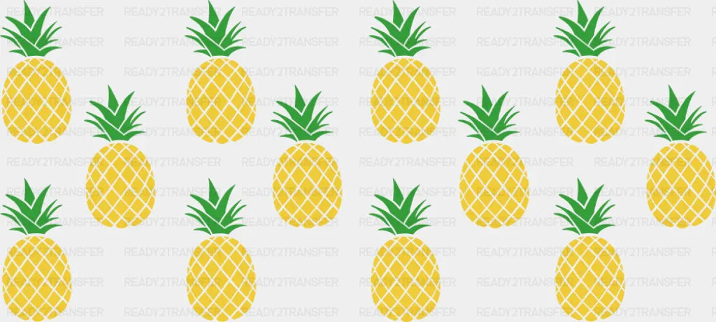Pineapples - General Cup Wrap UV Sticker Permanent UV DTF Decal