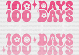 Pink 100 Days Of School Dtf Transfer