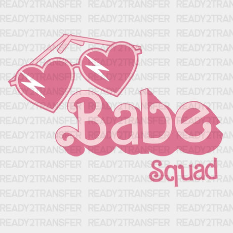 Pink Babe Squad Dtf Transfer