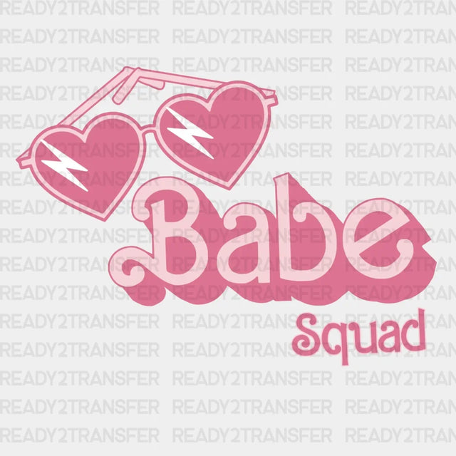 Pink Babe Squad DTF Transfer ready2transfer
