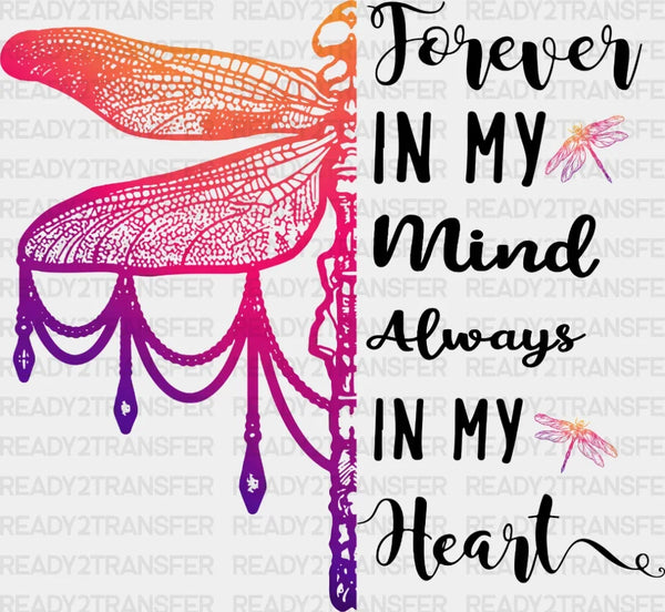 Pink Butterfly Skeleton DTF Transfer