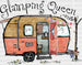 Pink Caravan DTF Transfer ready2transfer Black