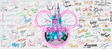 Pink Castle Disney - Cup Wrap Uv Sticker Permanent Dtf Decal