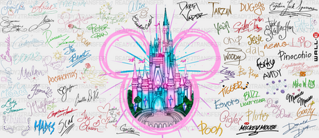 Pink Castle Disney - Cup Wrap Uv Sticker Permanent Dtf Decal