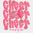 Pink Cheer Family Selection - Cheerleading DTF Transfers ready2transfer Auntie (See Imaging)
