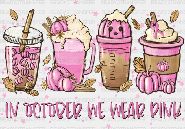 Pink Coffee Dtf Transfer