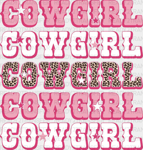 Pink Cowgirl Dtf Transfer