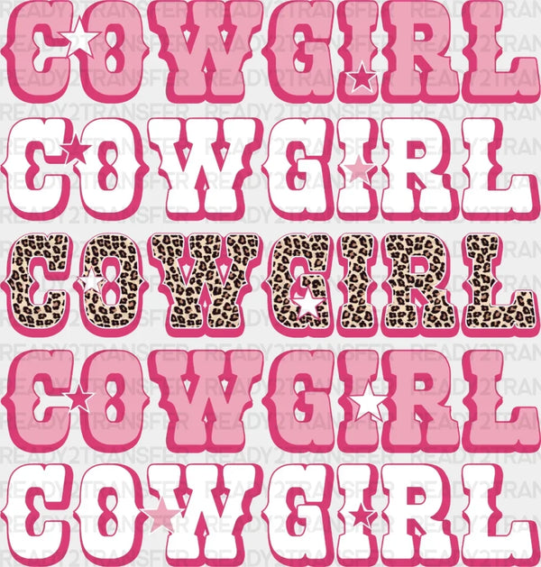 Pink Cowgirl DTF Transfer