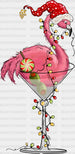 Pink Flamingo DTF Transfer ready2transfer Black