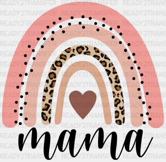 Pink Heart Mama Dtf Transfer