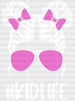 Pink KIDLIFE DTF Transfer ready2transfer White