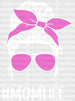 Pink MOMLIFE DTF Transfer ready2transfer White