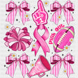 Pink Out - Cheerleading DTF Transfers ready2transfer