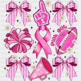 Pink Out - Cheerleading DTF Transfers ready2transfer