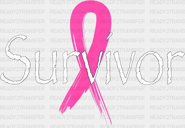 Pink Survivor DTF Transfer