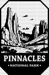 Pinnacles National Park Design - Parks Dtf Transfers Adult Unisex S & M (10’) / Black