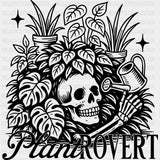 Plantrovert - Plants DTF Transfers ready2transfer Dark Color Design (See Imaging)