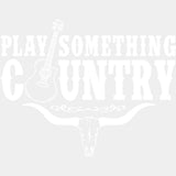 Play Something Country - Music DTF Transfers - Adult Unisex - S & M (10’’) / Light Color Design (See Imaging)