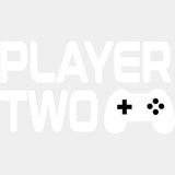 Player Two Controller Design - Video Game DTF Heat Transfer ready2transfer Light Color Design ( See imaging )