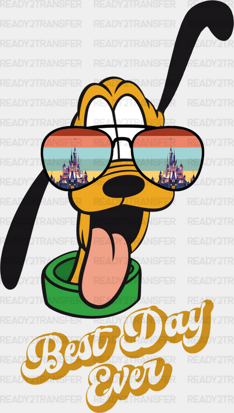 Pluto Best Day Ever Disney Dtf Transfer