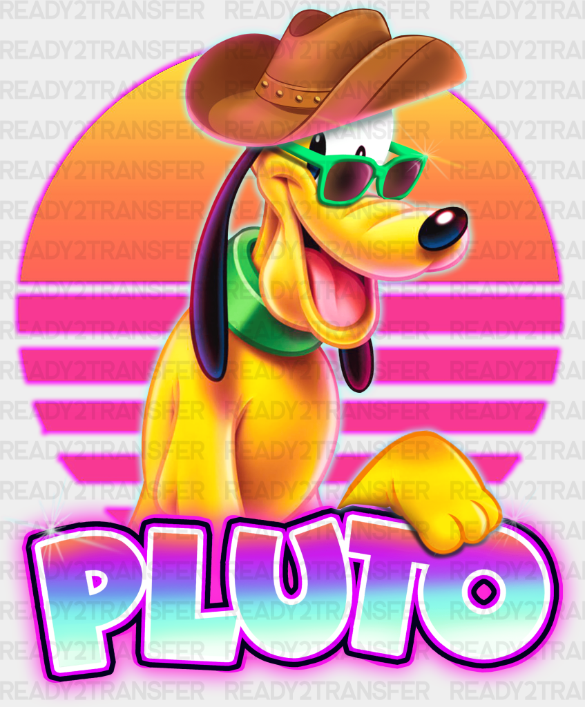 Pluto Disney Dtf Transfer