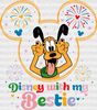 Pluto Best Day Ever Disney Dtf Transfer