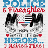 Police & Firefighter - Police DTF Transfers ready2transfer Dark Color Design (See Imaging)