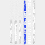 Police Lives Matter, Back The Blue, US Flag - Police DTF Transfers ready2transfer Light Color Design (See Imaging)