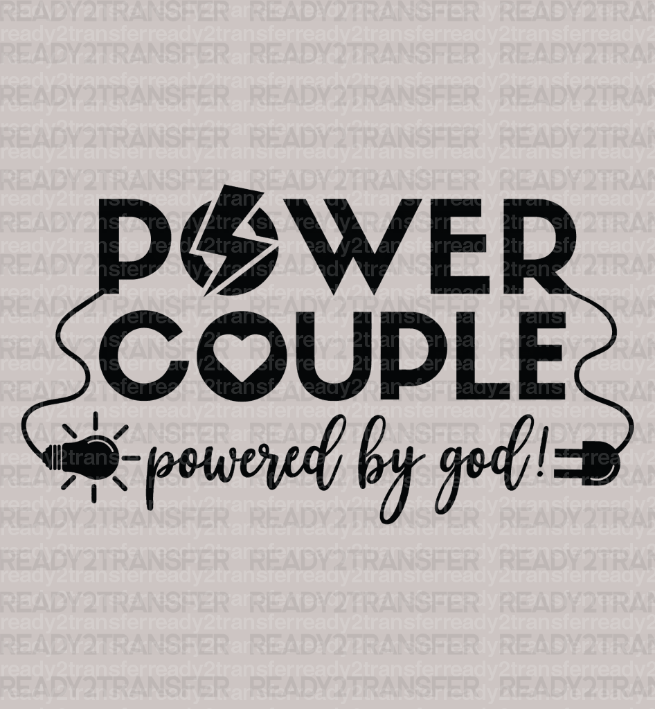 POWER COUPLE DTF Transfer - ready2transfer