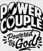 Power Couple Powered By God - Dtf Transfer Adult Unisex S & M (10’’) / Dark Color Design (See