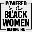 Powered By The Black Women Blm Dtf Transfer Adult Unisex - S & M (10’) /