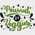 Powered By Veggies - Vegan DTF Transfers - Adult Unisex - S & M (10’’) / Dark Color Design (See Imaging)