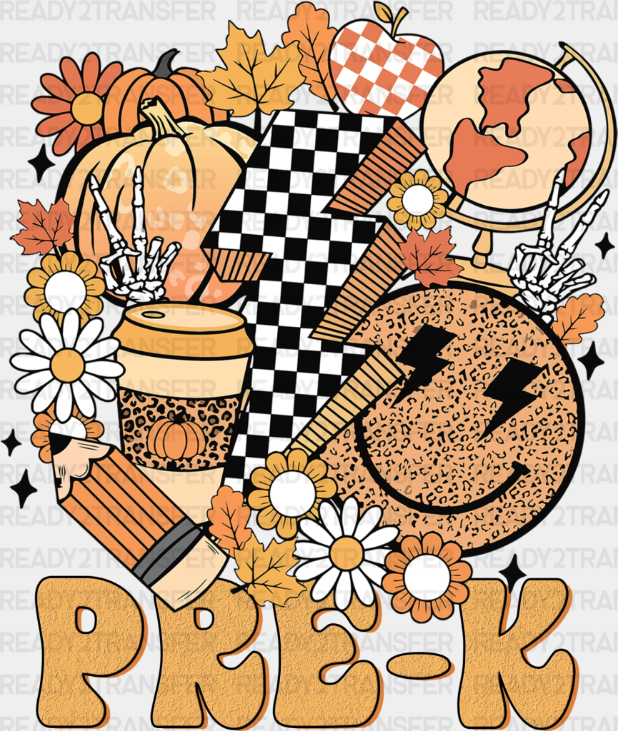 Pre-K Fall Design - Dtf Heat Transfer