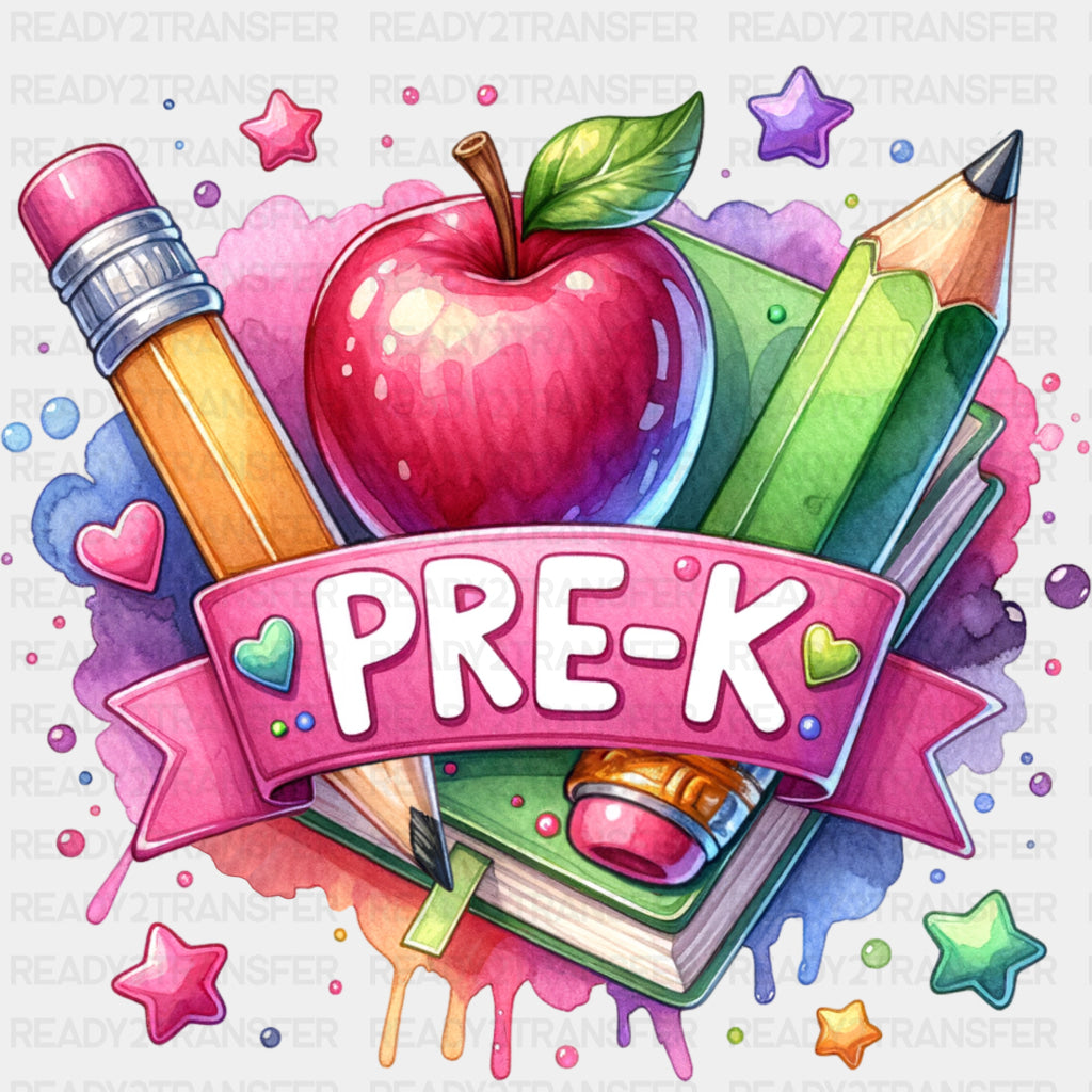 Pre-K Pink - Pre-K DTF Transfers ready2transfer