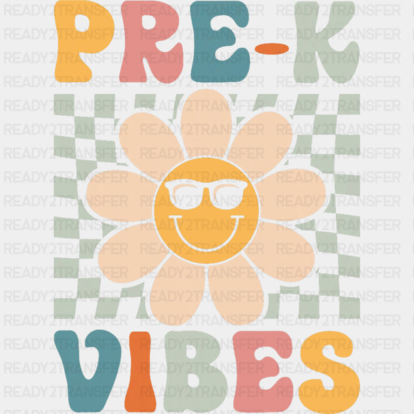 Pre-K Vibes, Smiley Daisy - Pre-K DTF Transfers