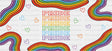 Pride Rainbow - Lgbtq Cup Wrap Uv Sticker Permanent Dtf Decal